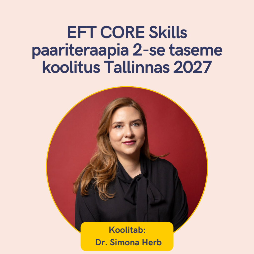EFT CORE Skills paariteraapia 2-se taseme koolitus Tallinnas 2027